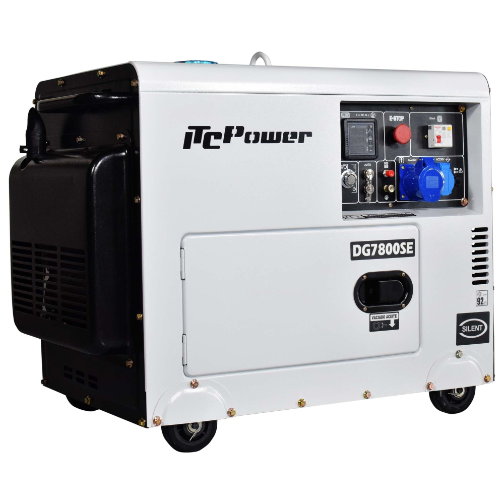 Generator diesel monofazat ITC Power DG7800SE, 6,3 kW, insonorizat, AVR [2]