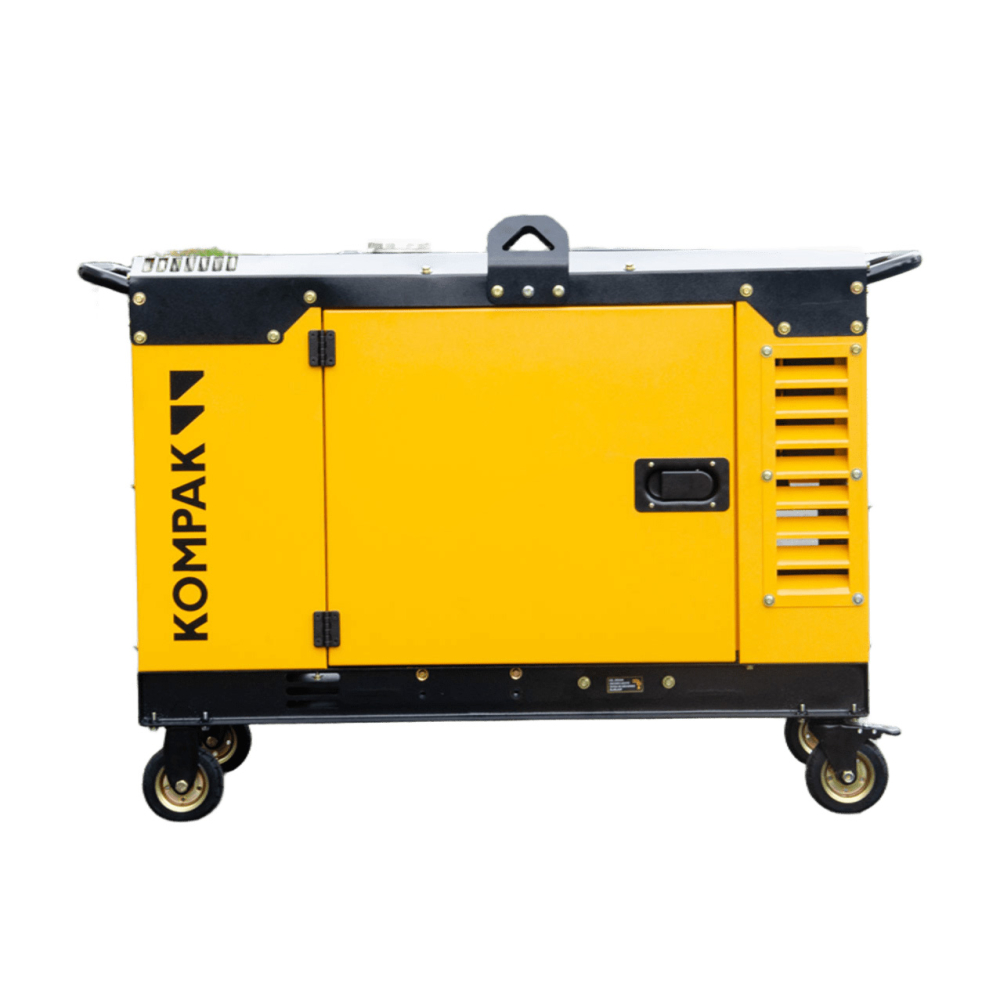 Generator diesel trifazat KOMPAK KD10000SE-T 400-230V 10.6kVA AVR ATS insonorizat [2]
