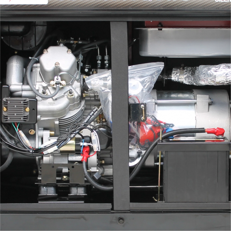 Generator insonorizat SENCI SCD13000Q-3 putere maxima 11 kW 400V, motor Diesel FARA ATS [2]
