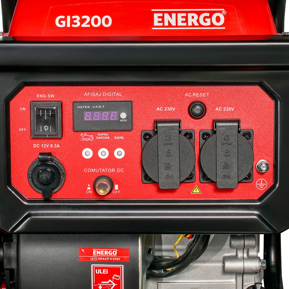 Generator inverter ENERGO GI3200, 230 V, putere maximă 3,5 kW [6]