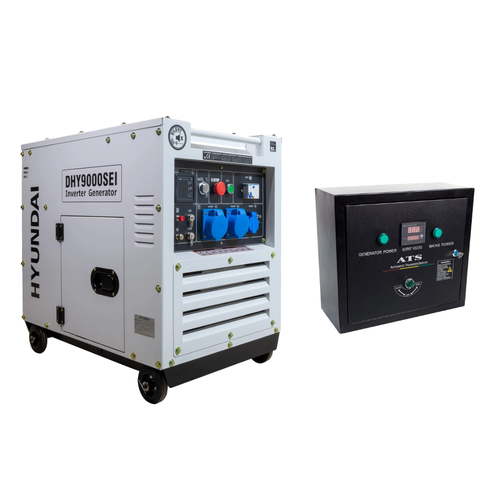 Generator inverter HYUNDAI DHY9000SEi + Automatizare ATS 12-P [1]