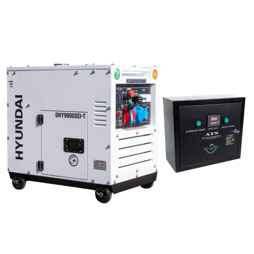 Generator inverter HYUNDAI DHY9000SEi-T + Automatizare ATS-W-25A-3 [1]