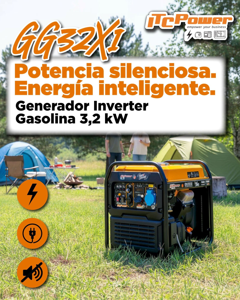 Generator inverter ITC Power GG32Xi, 3,2 kW, monofazat, portabil [19]