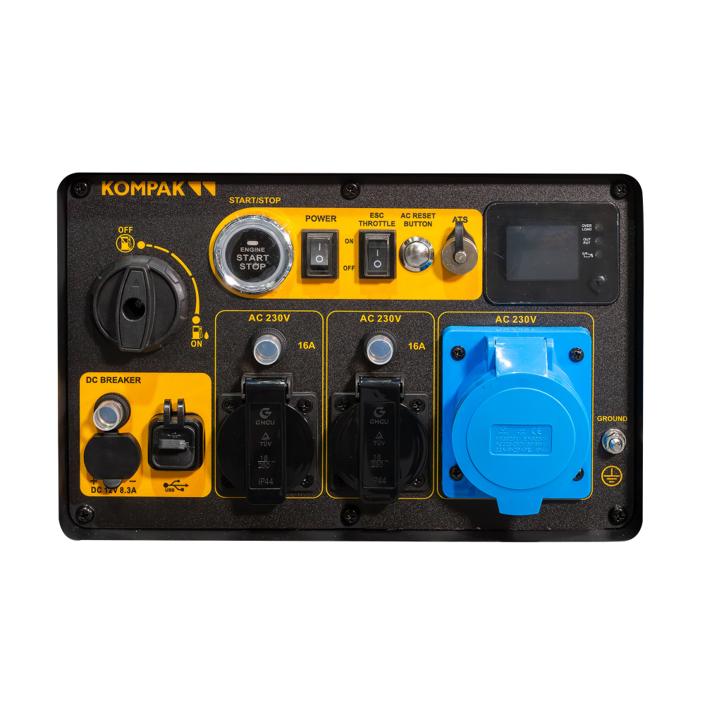 Generator inverter KOMPAK KGG76EI 230 V, 7,6 kW, pornire electrică și ATS [3]