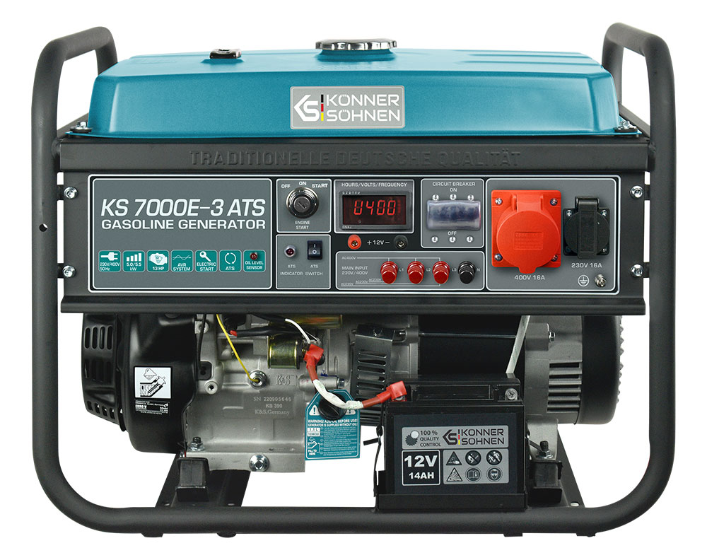 Generator trifazat pe benzina Konner & Sohnen KS 7000E-3 ATS [1]