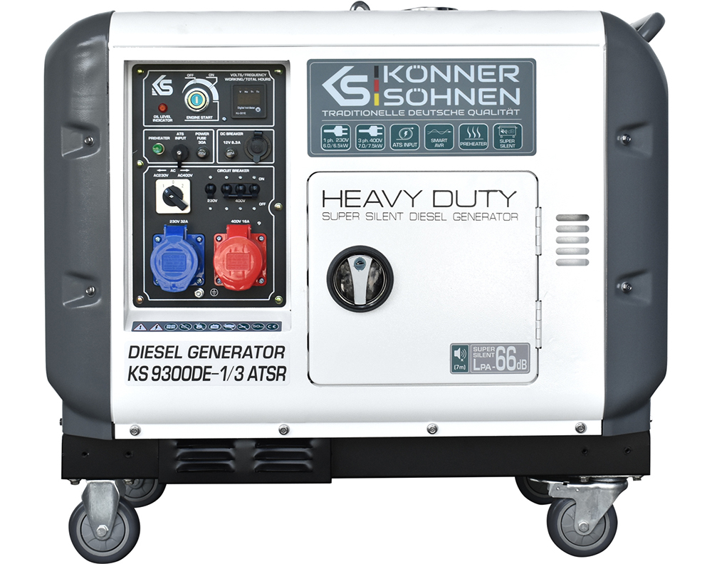Generator monofazat/trifazat diesel Konner & Sohnen KS 9300DE-1/3 ATSR [1]