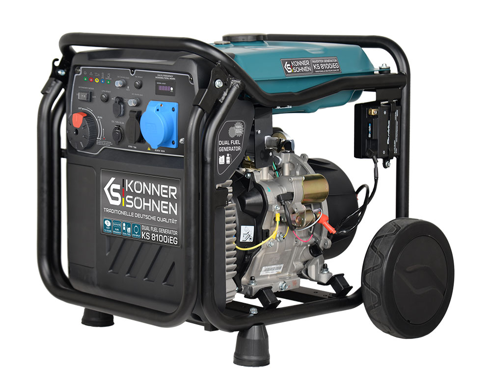 Generator pe gaz/benzina de tip invertor Konner & Sohnen KS 8100iEG [2]