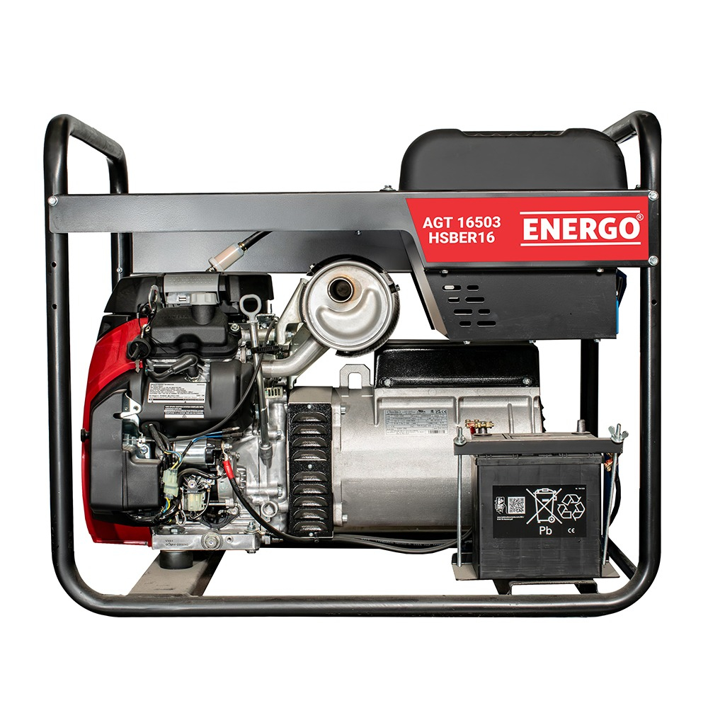 Generator pe benzină ENERGO 16503HSBER16, 400/230 V [3]