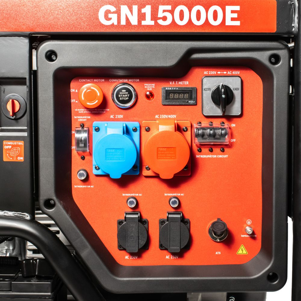 Generator pe benzină ENERGO GN15000E, 400/230 V [6]