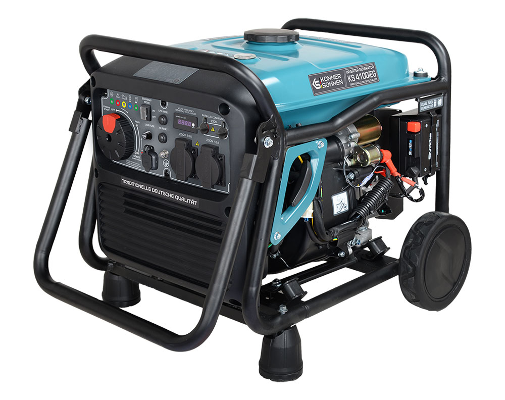 Generator pe gaz/benzina de tip invertor Konner & Sohnen KS 4100iEG – 4 kVA, 230 V [2]
