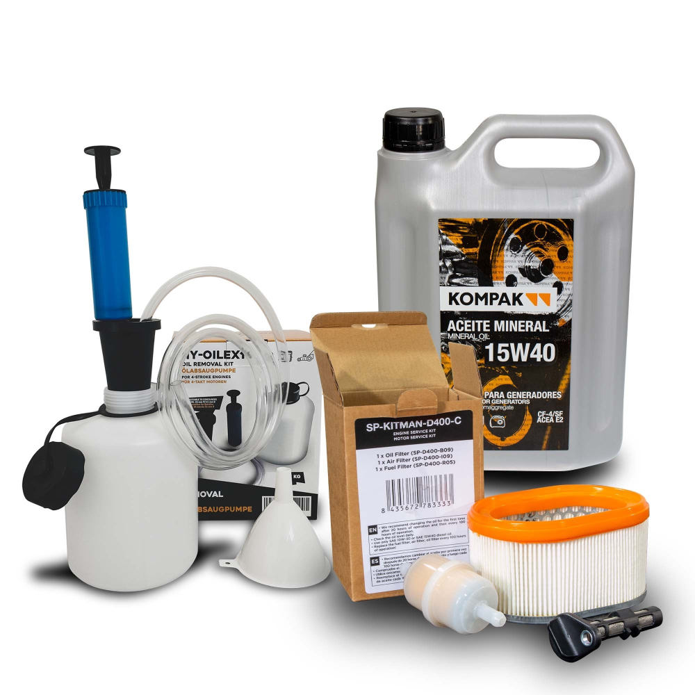 Kit de Pornire pentru Generatoare Diesel ITC Power (Filtre + Ulei + Extractor) [5]