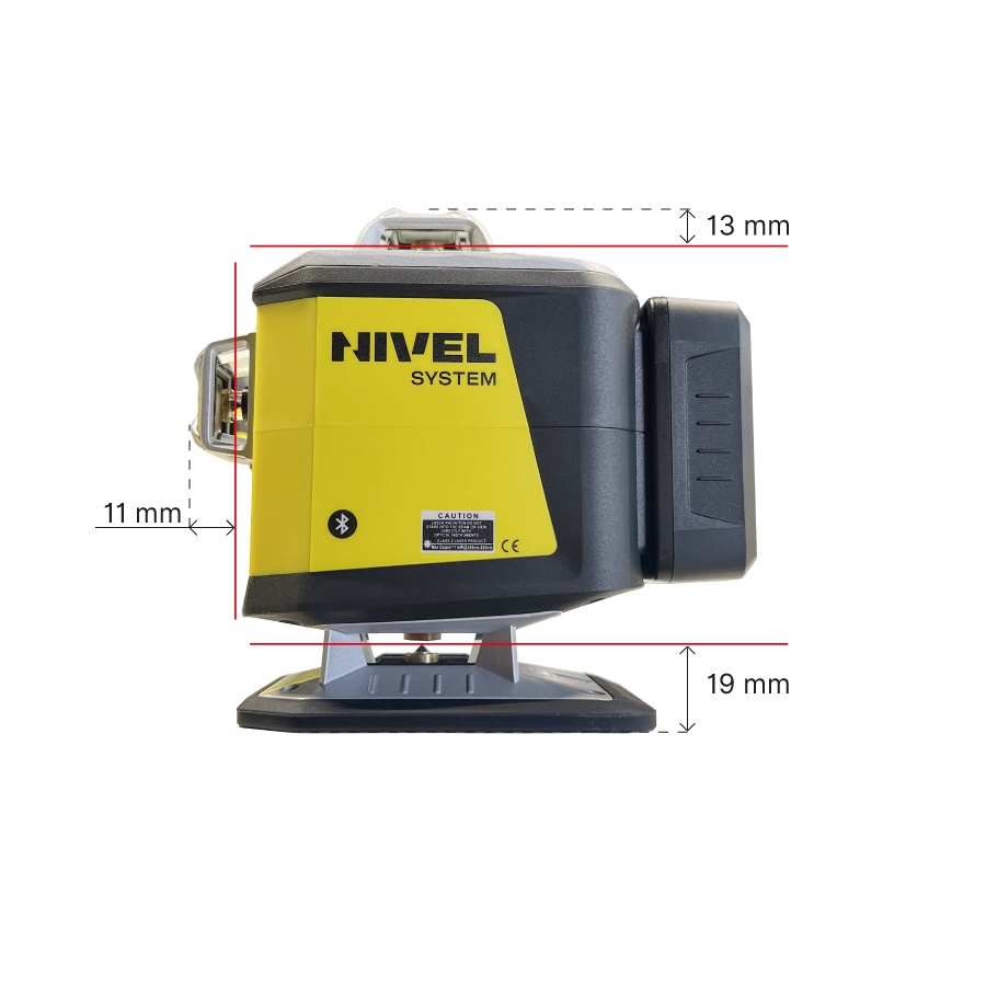 Laser în cruce profesional rosu, Nivel System CL5R + SJJM1EX [4]