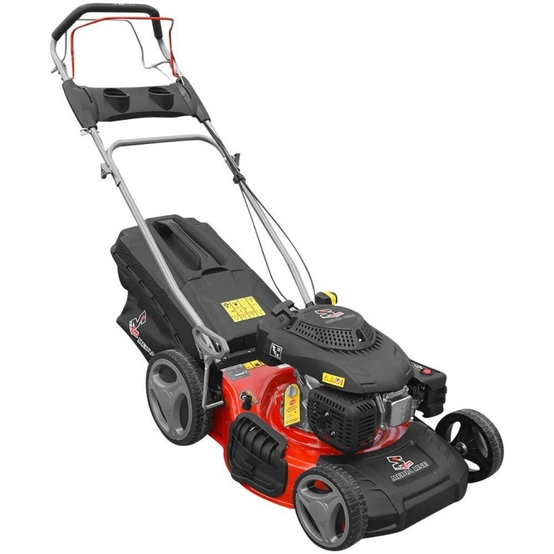 Masina de tuns gazonul cu motor pe benzina MEDIA LINE MG48S, autopropulsie, 4.1CP, latime de taiere 46 cm [4]