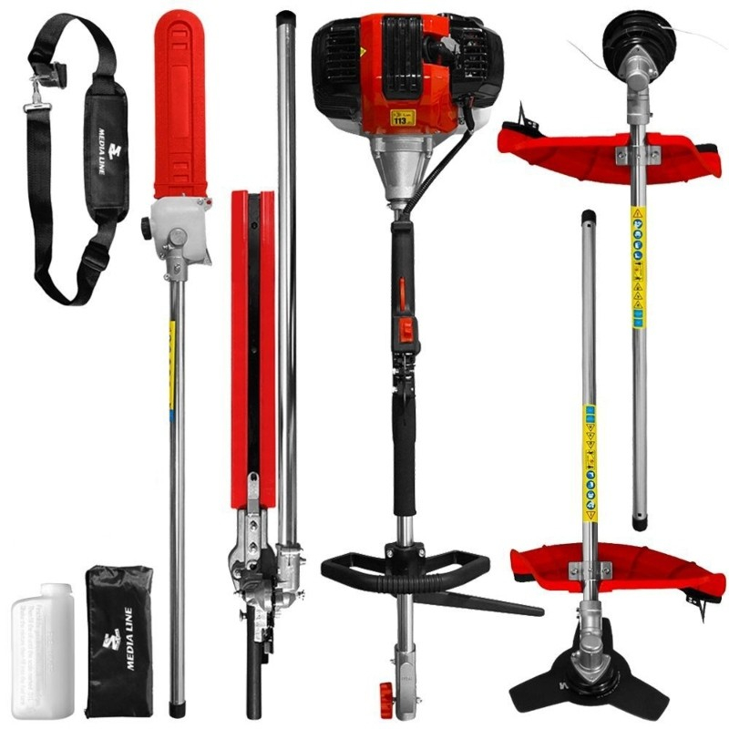Motocoasa multifunctionala 4 in 1 cu motor in 2 timpi MEDIA LINE MCM4326E, 1.7 CP [1]