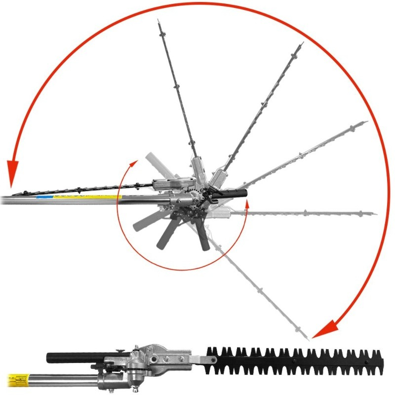 Motocoasa multifunctionala 4 in 1 cu motor in 2 timpi MEDIA LINE MCM4326E, 1.7 CP [6]