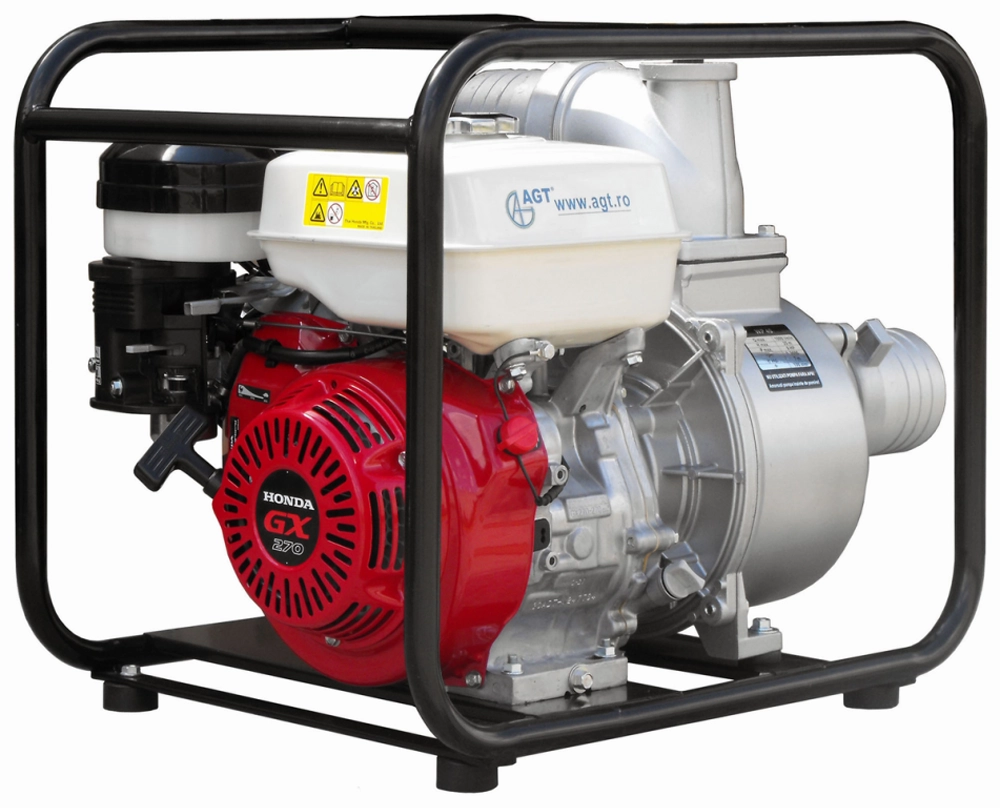 Motopompa apa curata AGT WP40HKXm Honda GX270, 4" [1]