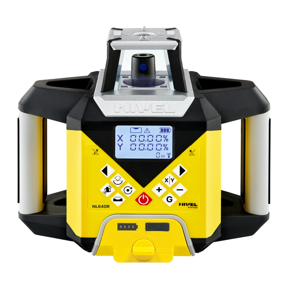 Nivela laser rotativa cu fascicul rosu Nivel System NL640R DIGITAL [2]