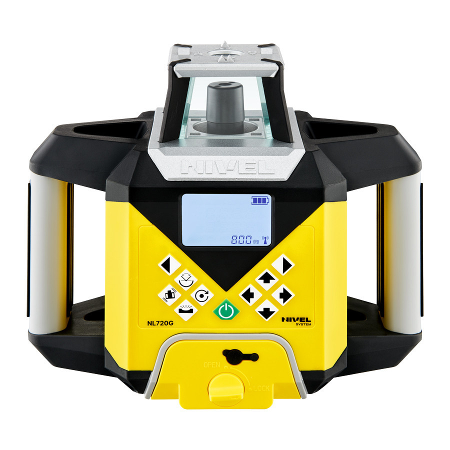Nivela laser rotativa Nivel System NL720G Digital cu trepied Nivel System SJJ32 si stadie [4]