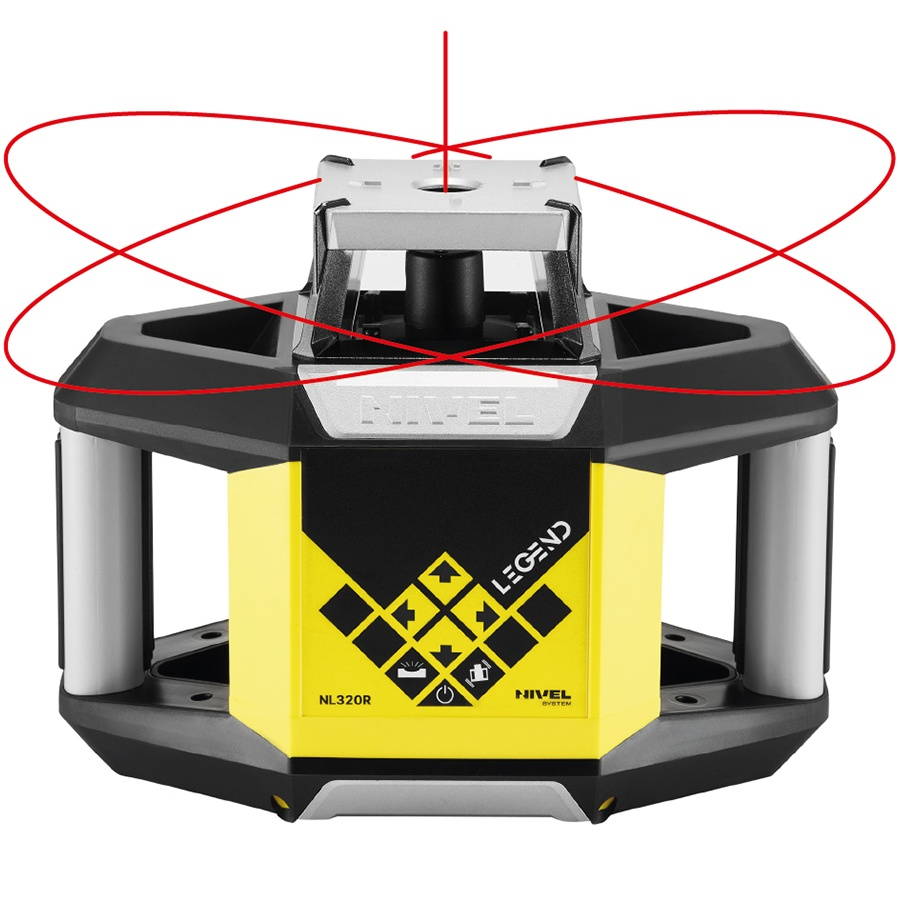 Nivela laser rotativa profesionala cu pante X/Y Nivel System NL320R DIGITAL + SJJ1 + LS35 [2]