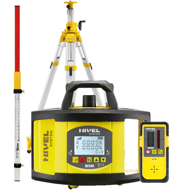 Nivela laser rotativa verde Nivel System NL540G trepied SJJ32 stadie LS35 [3]