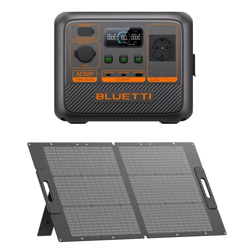 Pachet BLUETTI - Statie AC50P + Panou Solar PV100 [1]