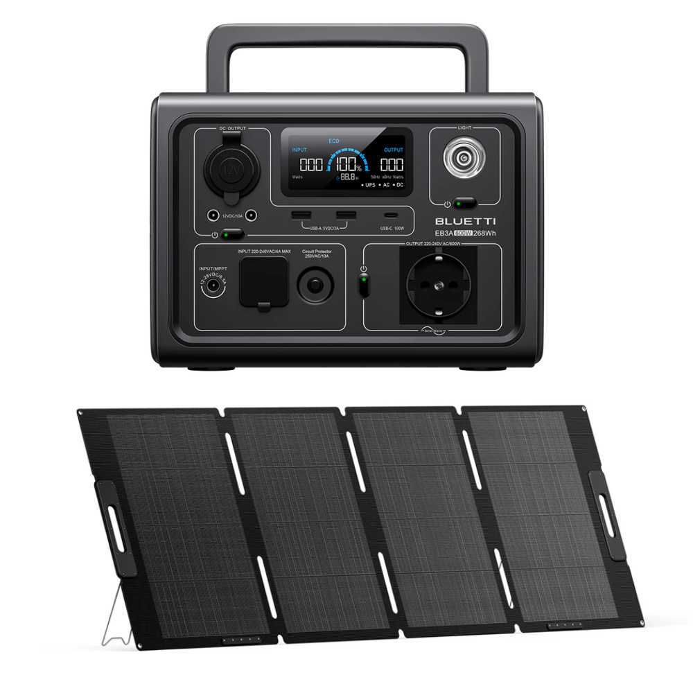 Pachet BLUETTI - Statie EB3A + Panou Solar PV200 [1]