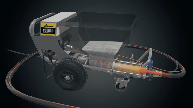 Pompa multifunctionala Wagner PlastCoat 1030 E Spraypack 230V debit 15/20/25 l/min [2]