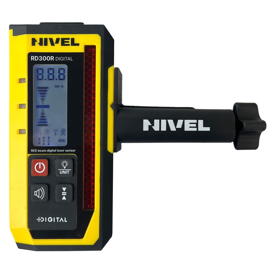 Senzor laser Nivel System RD300R DIGITAL pentru lasere rotative roșii, afișare numerică milimetrică [3]