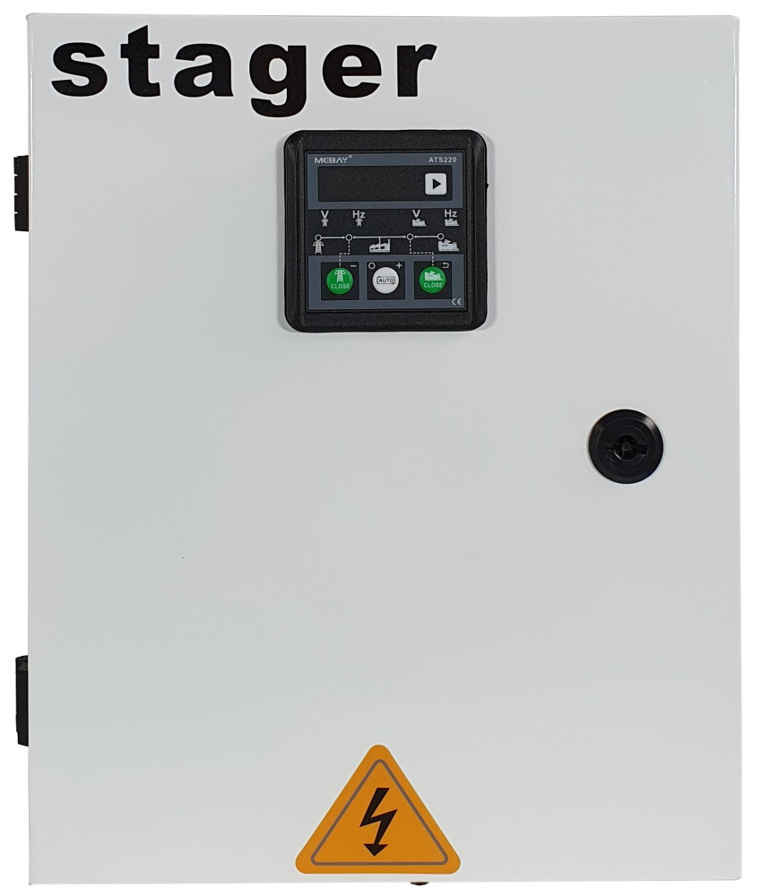 Automatizare trifazata Stager YA40063F12STA 63A, 12Vcc, protectie [1]