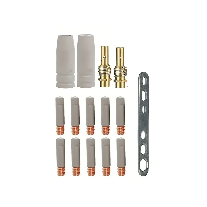 Accesorii sudura - Set 15 consumabile pentru pistolet MIG MAG 150A M15 invelis antiaderent