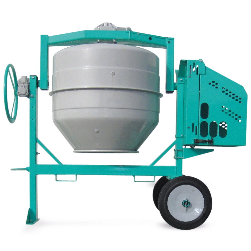 Betoniera Imer Syntesi 350 R (remorcabila rutier) motor Honda GX160 5,4 cp fara bara cu lumini [1]