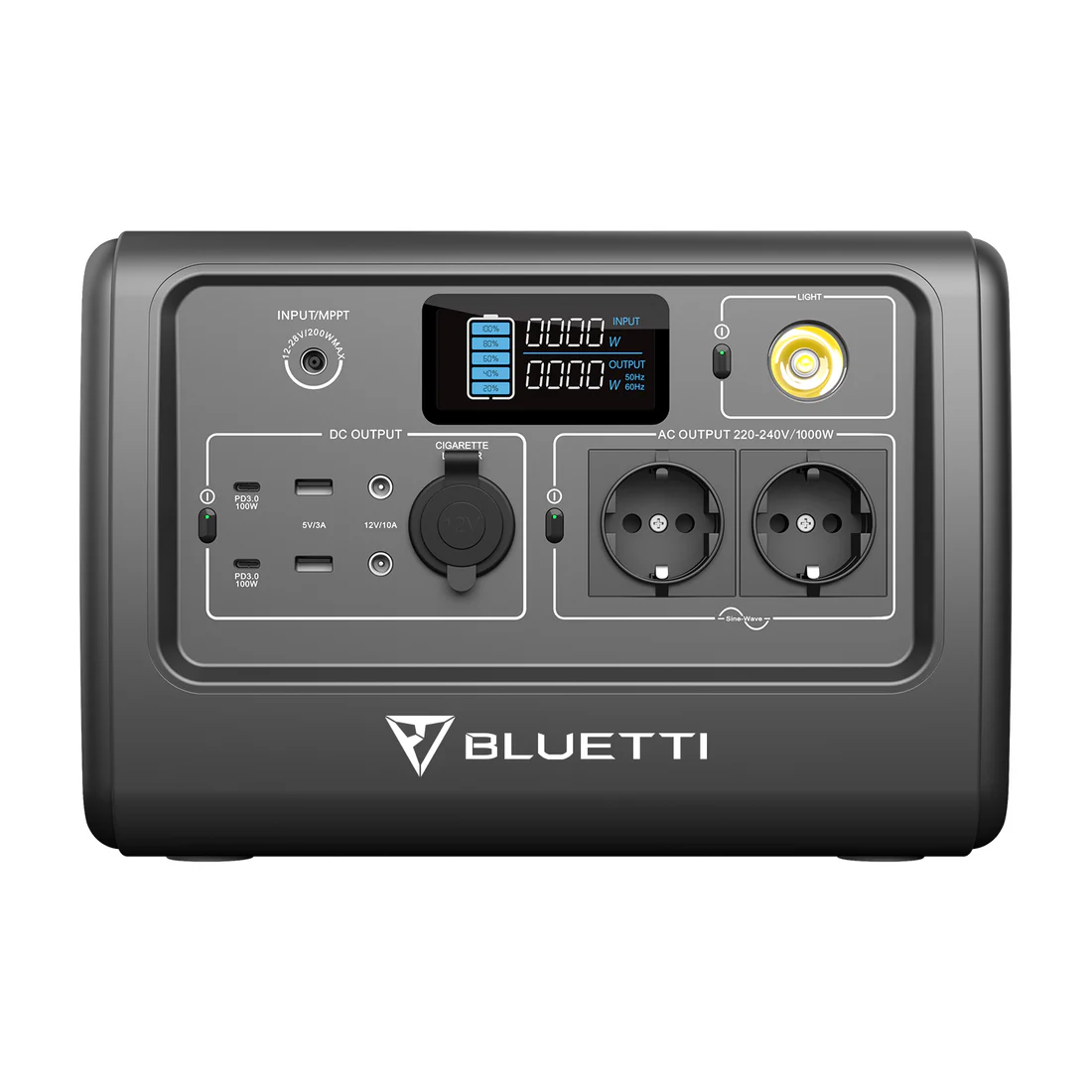 Statii de energie portabile - centrala electrica portabila Bluetti EB70 1000W 716WH