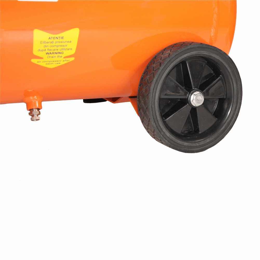 Compresor de aer cu piston BISONTE SF020-025 cu ulei 230V 2,0 cp, debit aer 187 l/min presiune 8 bar [1]