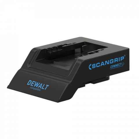 Lanterne Profesionale - Conector/adaptor Dewalt Connector 18V, pentru lampile din seria Connect Scangrip
