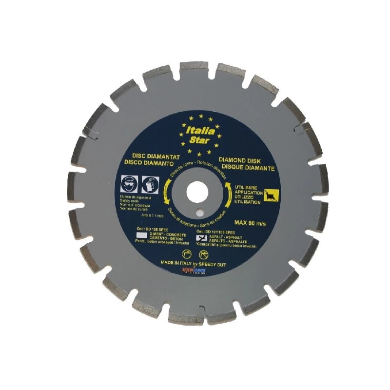 Discuri diamantate - Disc diamantat Bisonte pentru asfalt/beton invechit diametru 26z H10 mm Ø 400 mm