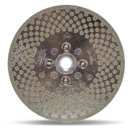 Discuri diamantate - Disc diamantat galvanizat pt. taiat si slefuit 115mm, ECD 115 2in1 SuperPro - RUBI-31964