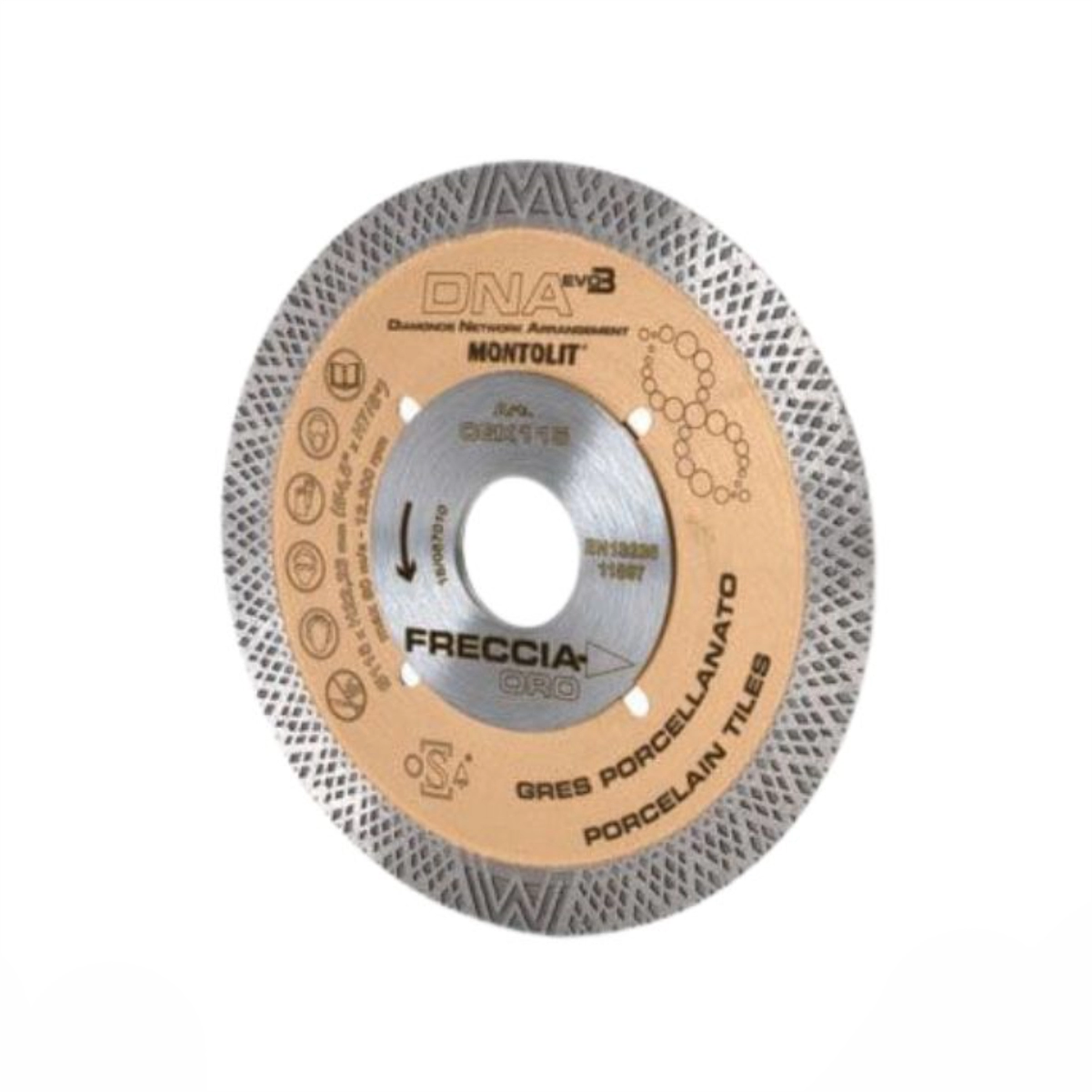Discuri diamantate - Disc diamantat Montolit CGX115 pentru gresie portelanata/ceramica dura Ø 115 mm M22.2