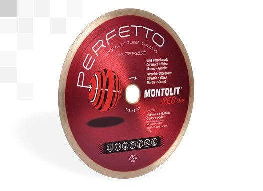 Discuri diamantate - Disc diamantat Montolit CPF300 PERFETTO gresie portelenata/ceramica/sticla/marmura/granit Ø 300 mm M25.4