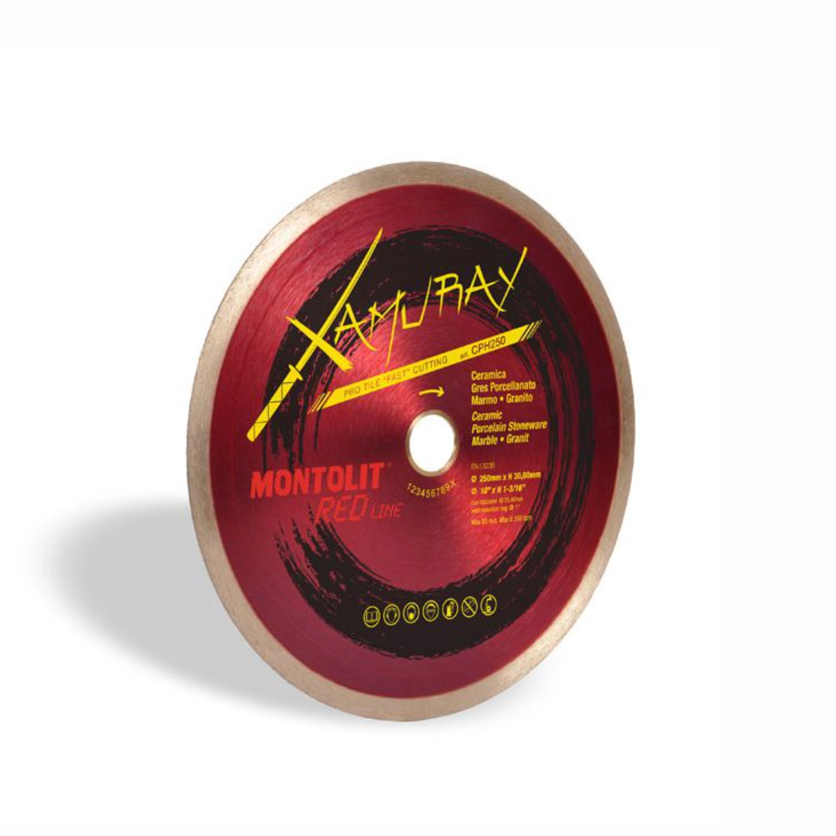 Discuri diamantate - Disc diamantat Montolit CPH230 XAMURAY diamantat pentru ceramica Ø 230 mm