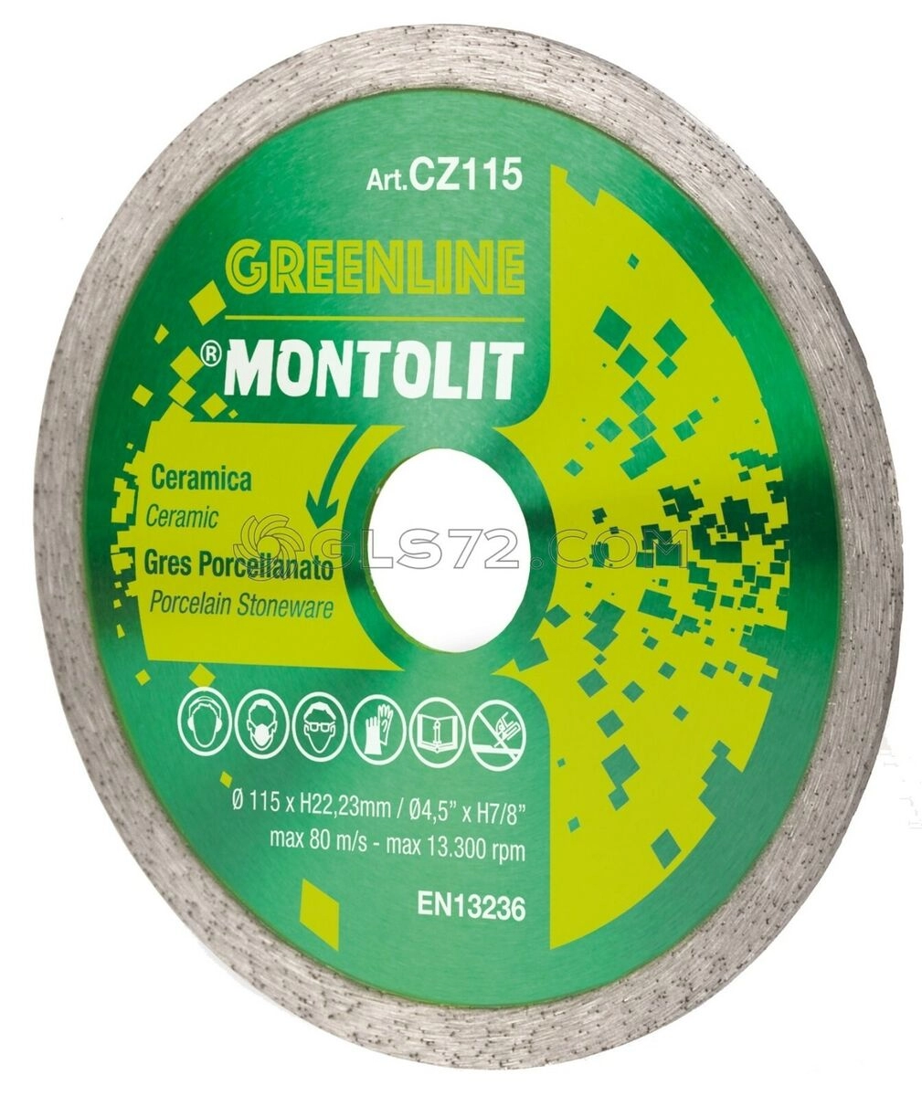 Discuri diamantate - Disc diamantat Montolit CZ100 CERMONT diamantat pentru ceramica Ø 100 mm