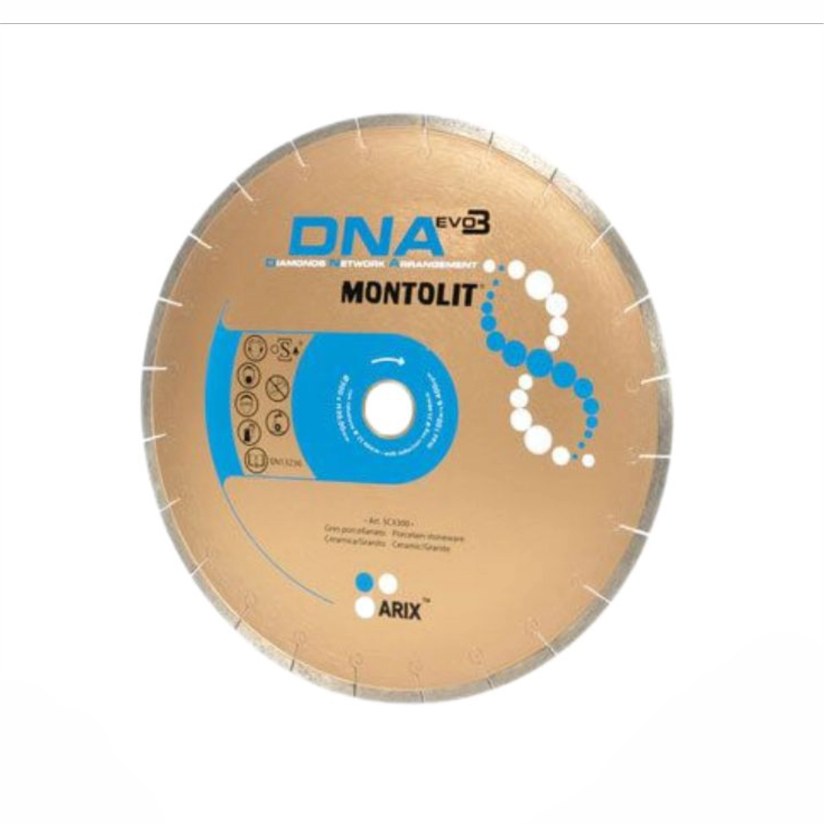 Discuri diamantate - Disc diamantat Montolit SCX350 pentru gresie portelenata/ceramica/ Pro, granit Ø 350 mm