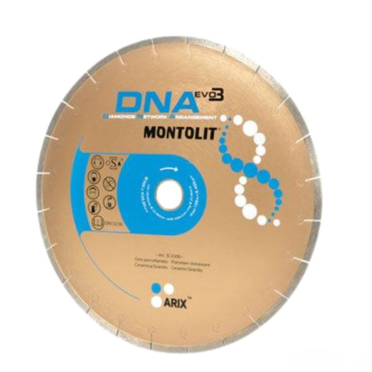 Discuri diamantate - Disc diamantat Montolit SCX400 PRO DNA pentru ceramica Pro, granit Ø 400 mm
