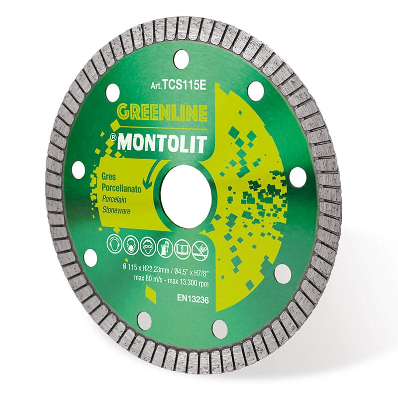 Discuri diamantate - Disc diamantat Montolit TCS115E diamantat pentru ceramica Ø 115 mm