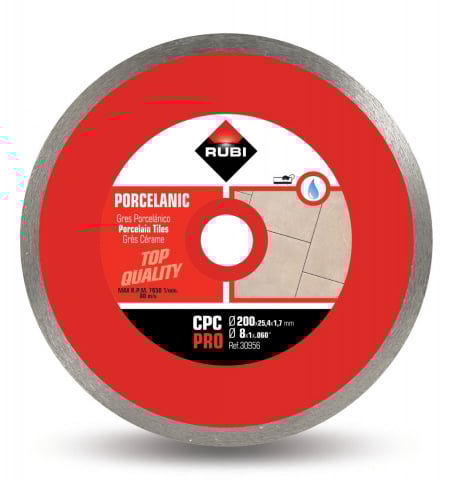 Utilaje constructii - Disc diamantat pt. gresie portelanata 200mm, CPC 200 Pro - RUBI-30956