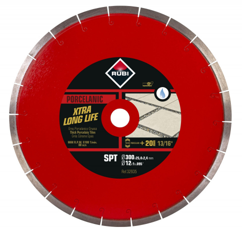 Discuri diamantate - Disc diamantat pt. gresie portelanata 300mm, SPT 300 Premium - RUBI-32935
