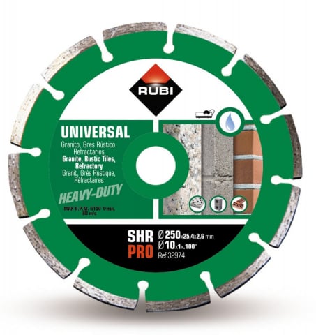 Utilaje constructii - Disc diamantat pt. materiale de constructii 250mm, SHR 250 Pro - RUBI-32974