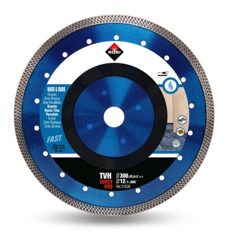 Discuri diamantate - Disc diamantat pt. materiale foarte dure 300mm, TVH 300 SuperPro - RUBI-31938
