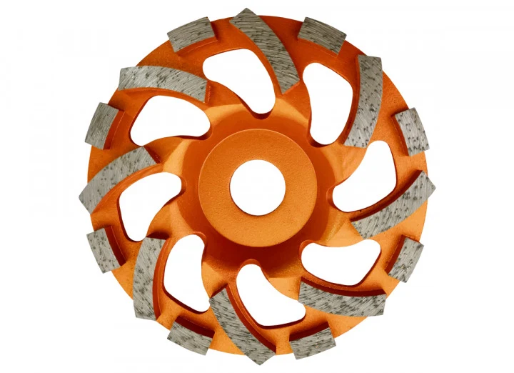 Discuri diamantate - Disc diamantat tip cupă GÖLZ DS35-125, beton și piatră, 125 x 22,23 mm