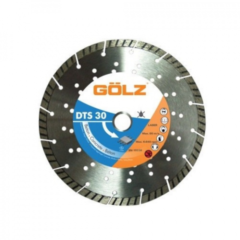 Discuri diamantate - Disc diamantat universal Turbo GOLZ DTS 30-125, 125 mm