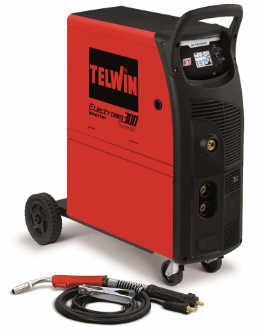 Aparate de sudura - Aparat de sudura TELWIN tip MIG-MAG/TIG/MMA ELECTROMIG 300 SYNERGIC